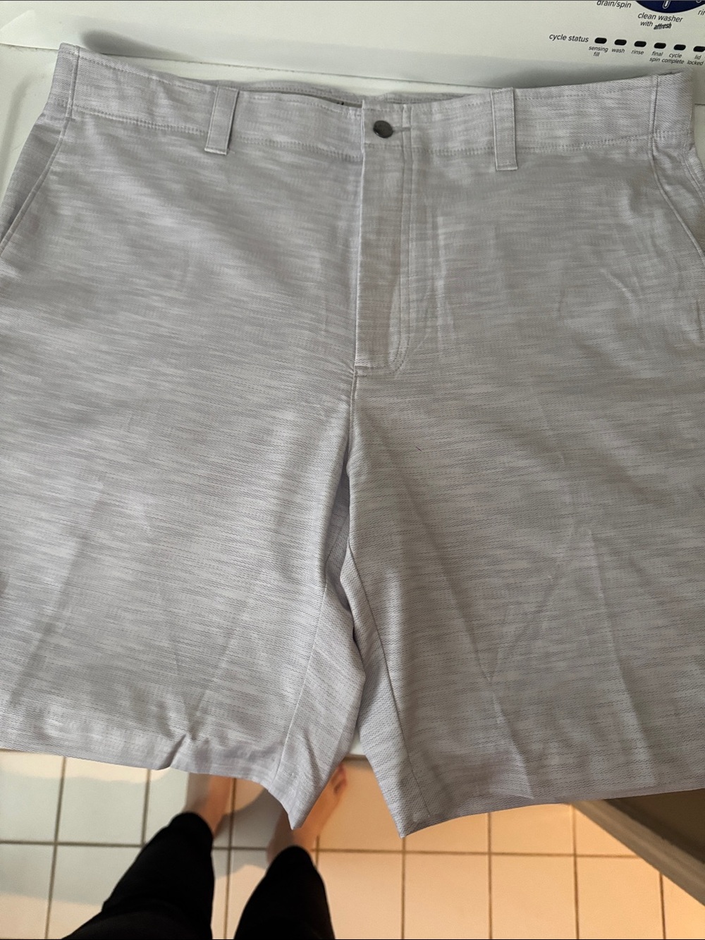 Men’s Callaway Light Gray Performance Golf Shorts - Picture 1 of 7